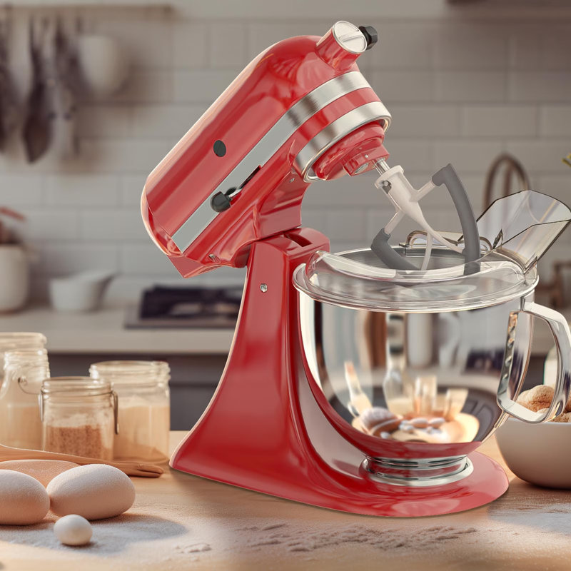 Ensemble d'accessoires pour batteur et bec verseur Flex Edge pour mélangeur KitchenAid 4,5 à 5 pintes par GVode