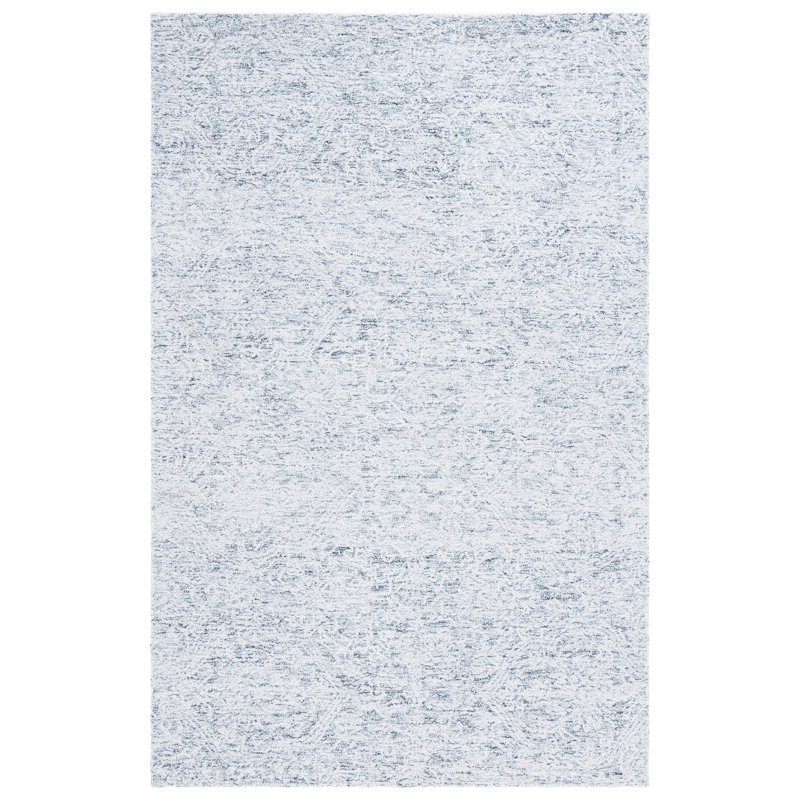 Ebony Hand Tufted Performance Abstract Rug, Rectangle 4' x 6'