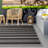Hawkes Striped Beige/Gray Indoor/Outdoor Rug-767536131