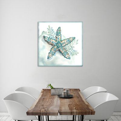 Boho Shells: Star Fish - impression sur toile tendue