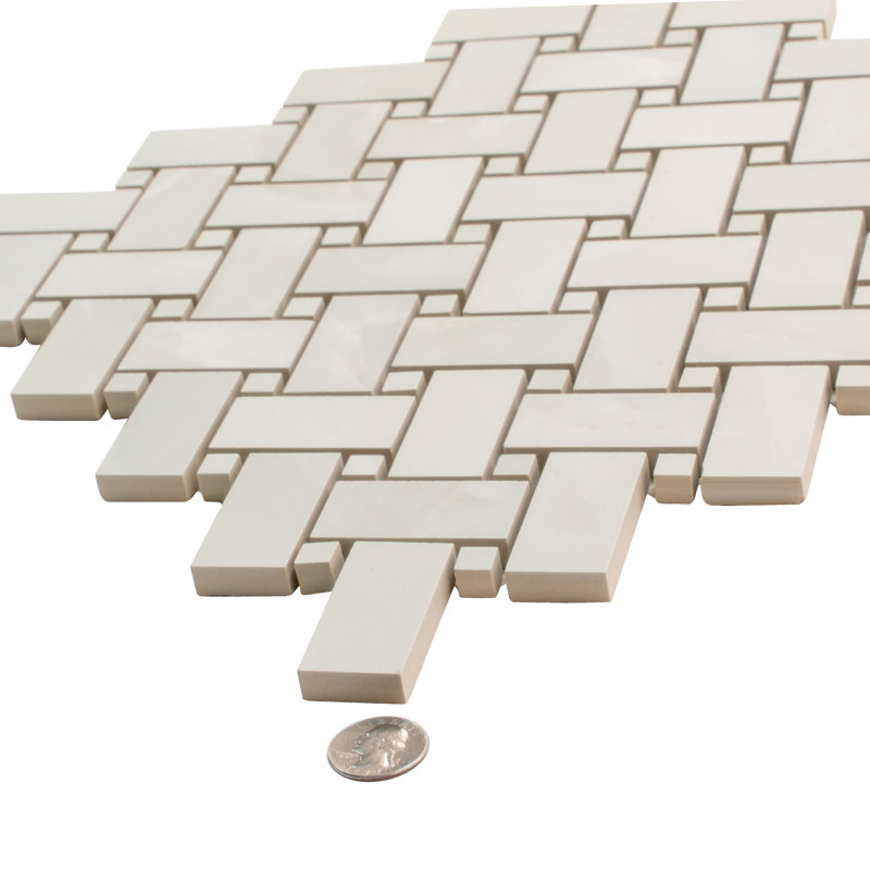 Splendor 11.81'' W x 11.81'' L Porcelain Tile Mosaic Sheet