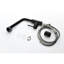 Robinet d'évier de cuisine à poignée simple avec douchette extractible en noir mat, fabriqué en acier inoxydable, rotatif à 360 ° pour un nettoyage intensif, deux options de sortie d'eau - rotation contemporaine avec jet et jet, débit-1301121349