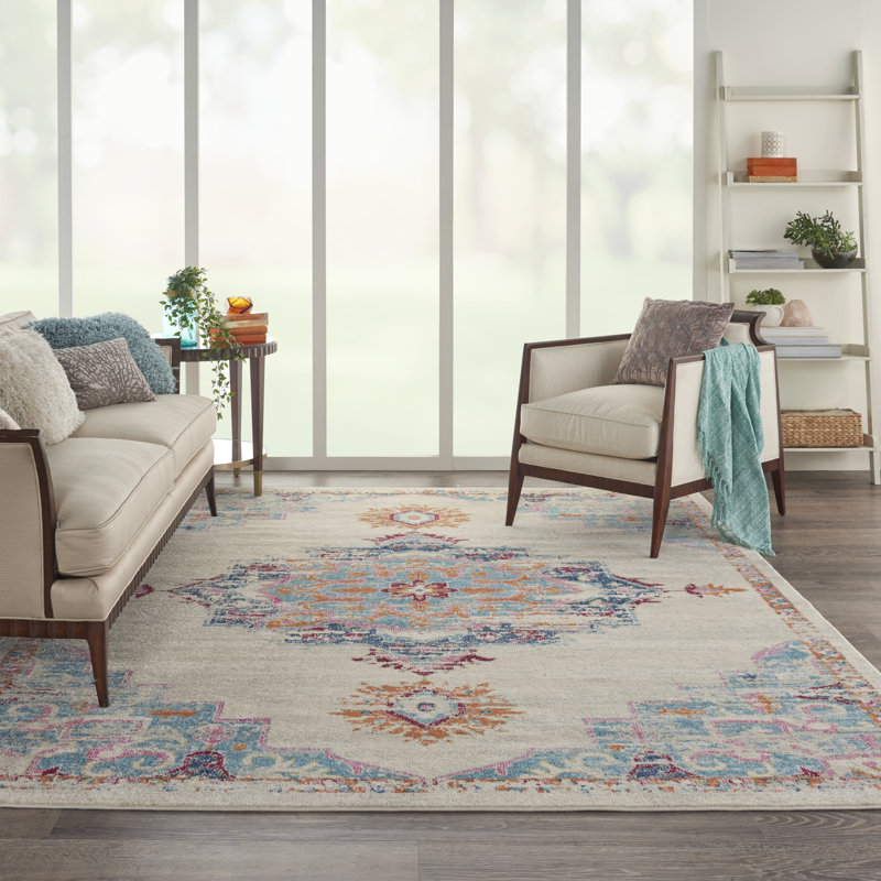 Tapis gris traditionnel Augusta, Rectangle 8 pi x 10 pi