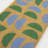 Retro Modern Blue Geometric Doormat