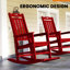 Chaises berçantes d'extérieur en PEHD pour patio-552783086