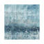 Rain Abstract IV Blue Silver by Danhui Nai - Wrapped Canvas Print-246896125