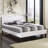 Vegan Leather Slat Bed-15330934-15330937