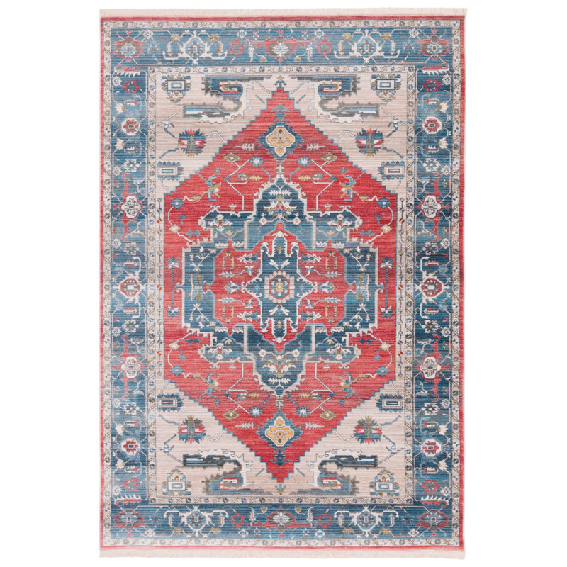 Powe Vintage Persian Performance Oriental Rug, Rectangle 4' x 6'