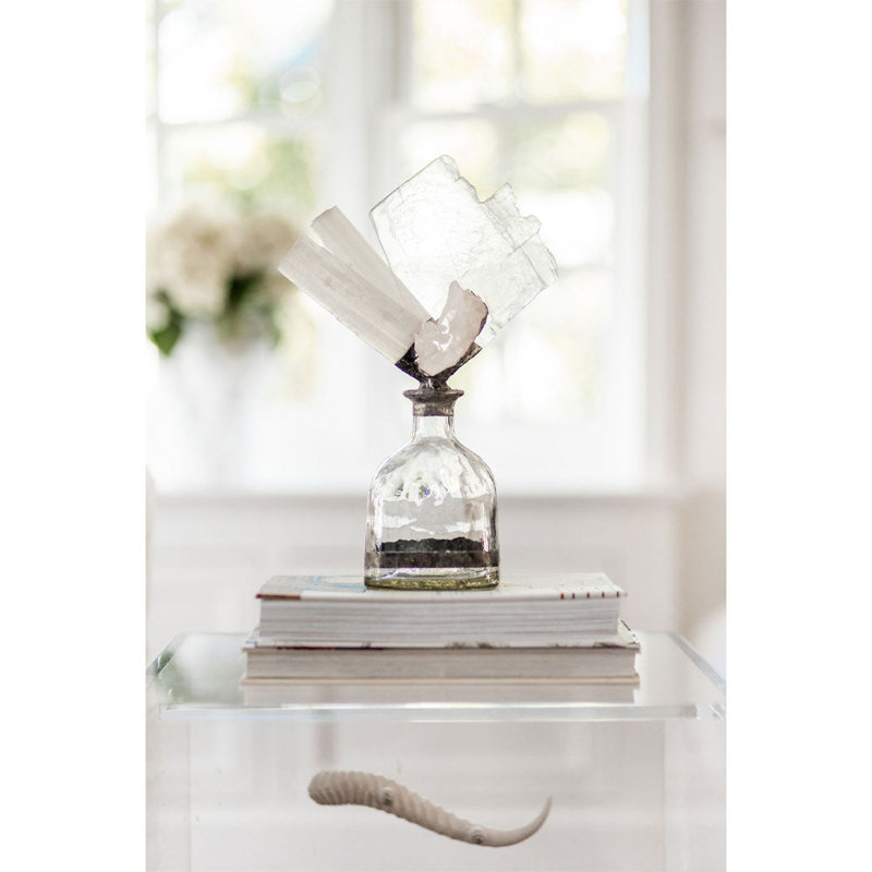 Selenite Handmade Decorative Bottle
