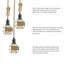 3 - Light Black Kitchen Island Pendant