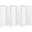 6 Ft. Tall Adjustable Shutter Room Divider White 3 Panel-1995893444-1995893446