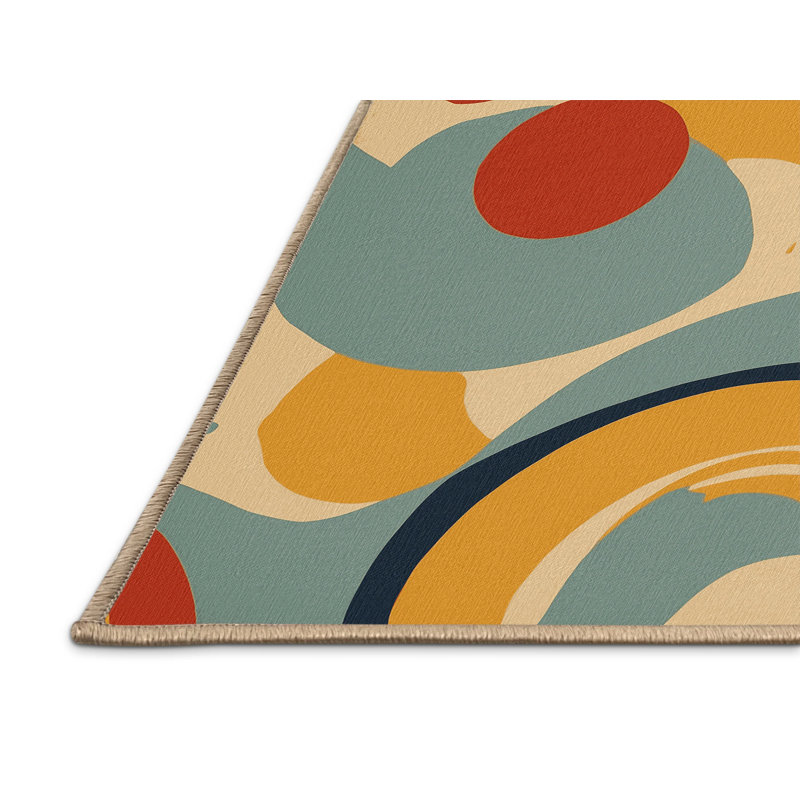 Funky Ripple Rug, Rectangle 2' x 3'