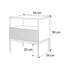 Eclipse S54 Bedside Table With Lighting Oak