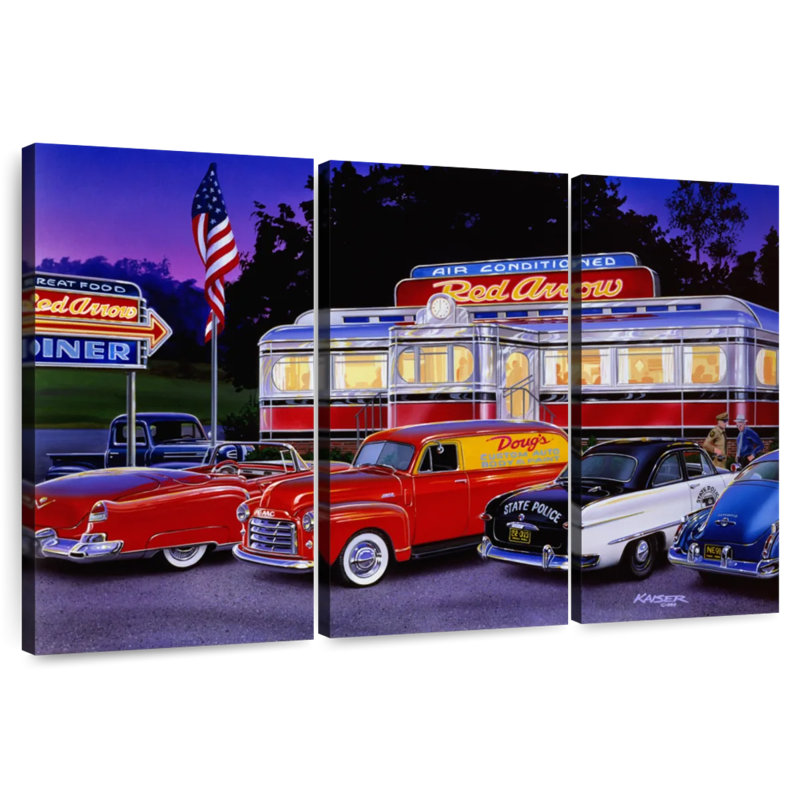 Mehar Red Arrow Diner, 28" H x 45" W