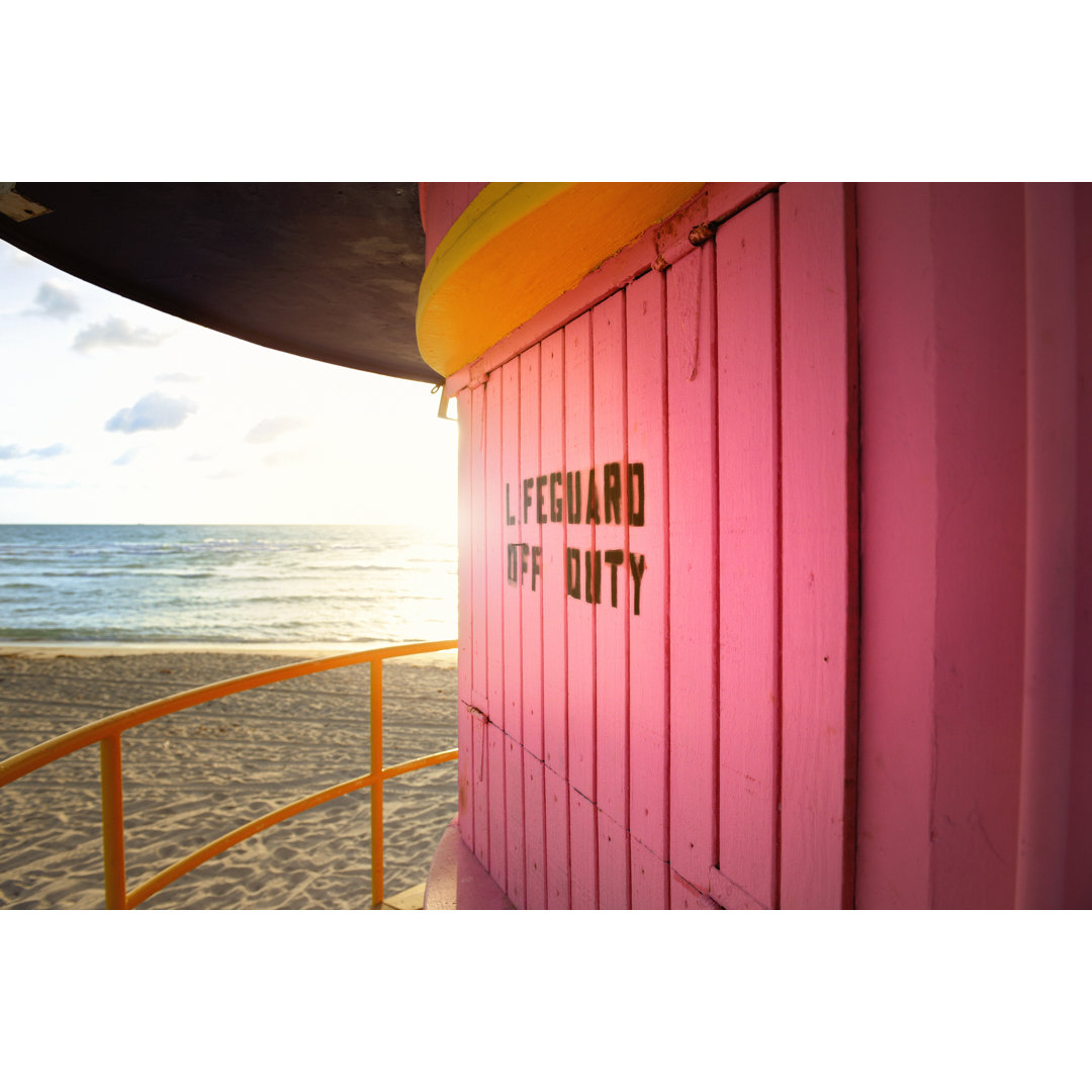 Rettungsschwimmer-Hütte am Strand, Miami