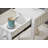 Monaco - Chairside Table - Blanc Finish