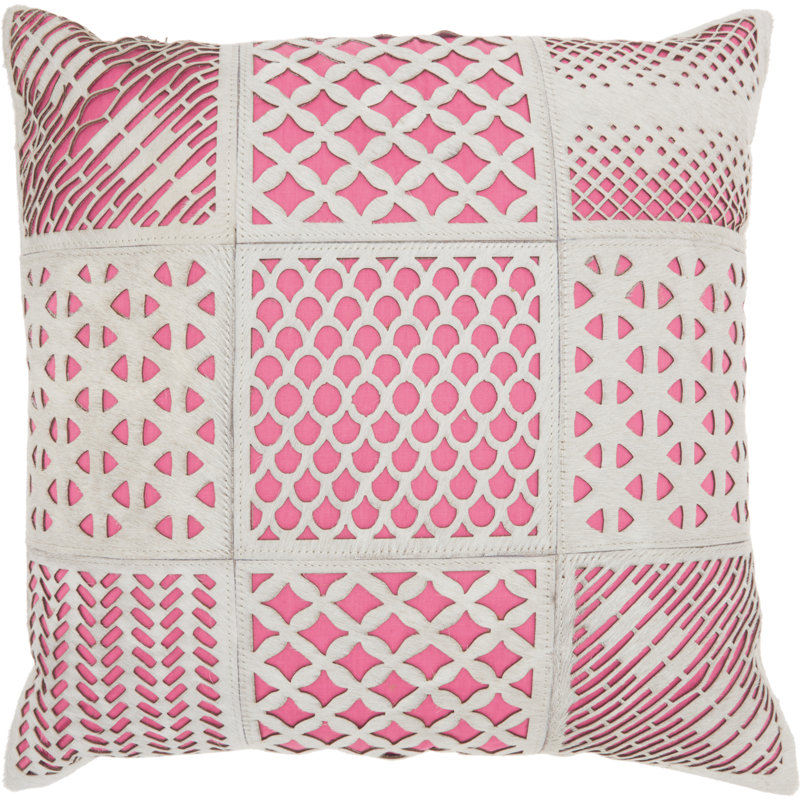  Housse de coussin carré et insert, Rose