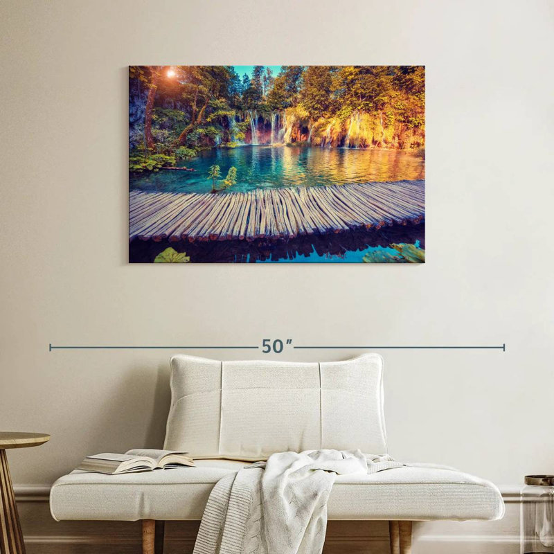 Alvord Croatian Waterfall, 26" H x 39" W