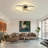 Dimmable LED Ceiling Light Modern 4 Rings Ceiling Lamp With Remote Control, 60W Golden Flush Mount Ceiling Lights For Living Room, Bedroom, Kitchen, Corridor, Dining Room, Office 3 Color | Home Decor & LED Lights