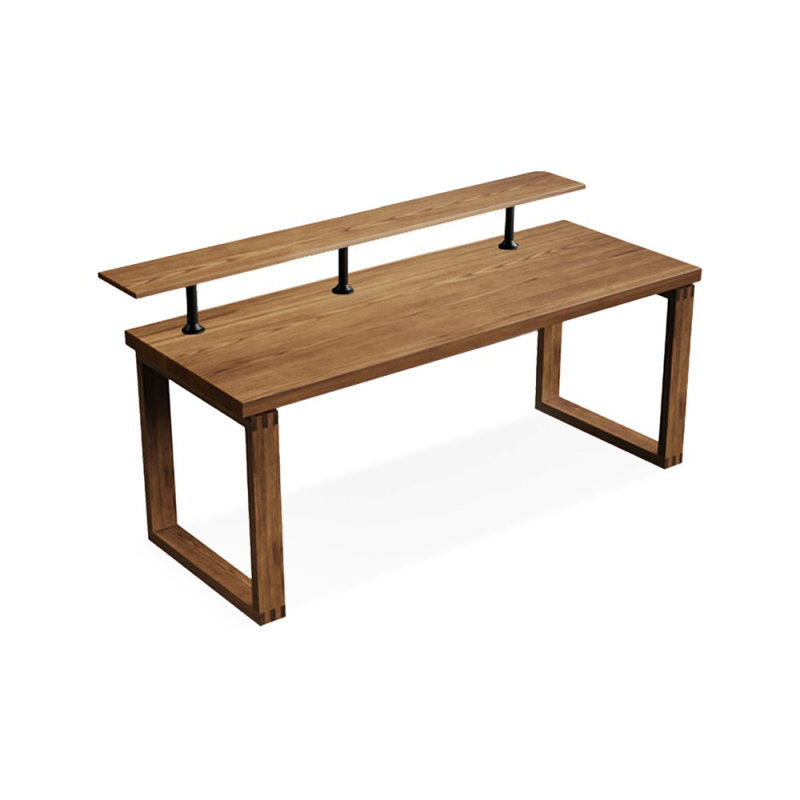 Bureaux rectangulaires en bois massif brun, H 36,61 po x l 60,24 po x P 20,87 po