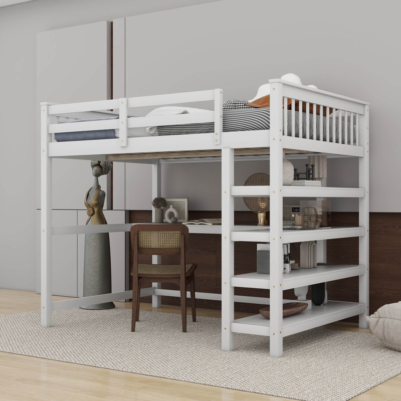 Lit mezzanine double Eleanor Kids, Blanc