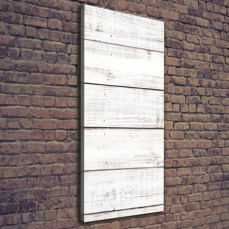 Wooden Wall - Wrapped Canvas Print