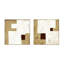 Squares 1 & 2, Set of 2 by Marco Marella for Studio M - Framed Wall Art-1797380910-1797380912-1797380913