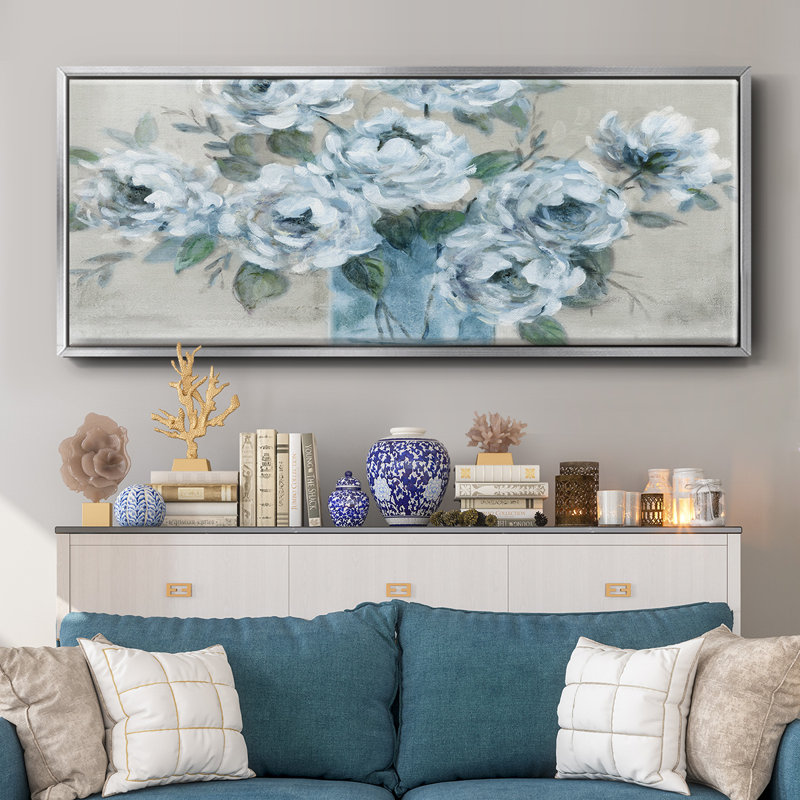Tender Roses- Framed Canvas