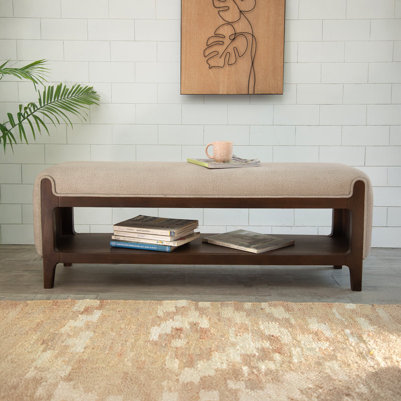 Banc de rangement Noah, Noyer