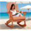 Chaise berçante à bascule