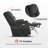 27.2" Extra Wide Dual Motor Power Recliner Lift Chair with Massage and Dual Heating, Infinite Position, Fabric-1859175157