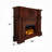 59 Inch Classical Electric Fireplace, Carved, Remote-1321317274