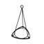 Pot de fleurs suspendu en fer Rouleau-1756795421