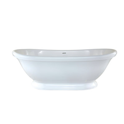 Georgetown 70'' L Freestanding Soaking Bathtub
