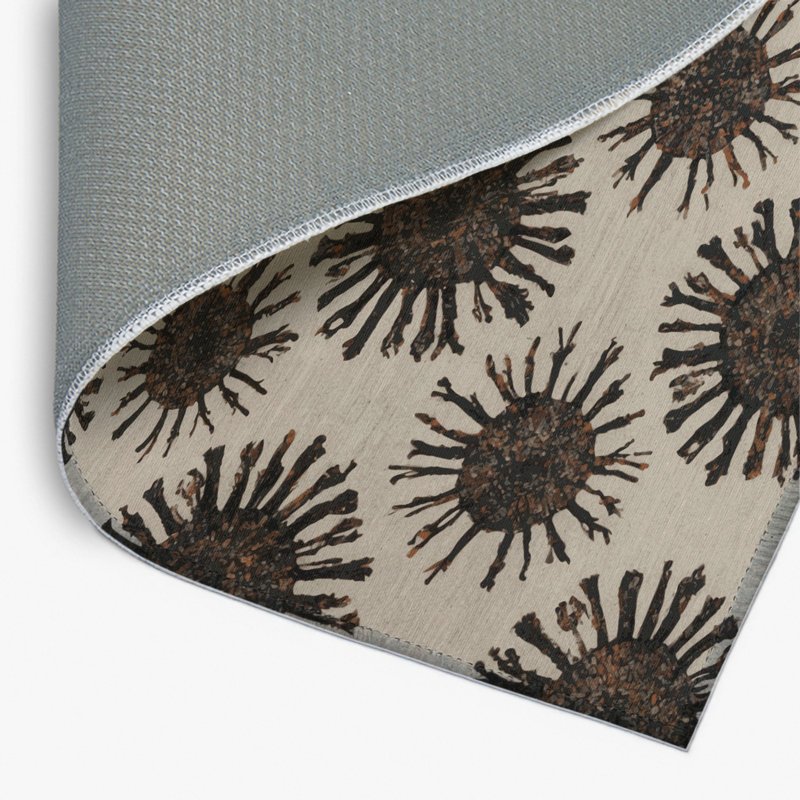 Tapis beige d'intérieur et d'extérieur Nature, Rectangulaire 2 pi x 3 pi