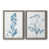 Toile avec cadre gris