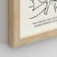 Portrait d'une femme, croquis de la nature, impression sur papier 4 pièces-97770739-97770738