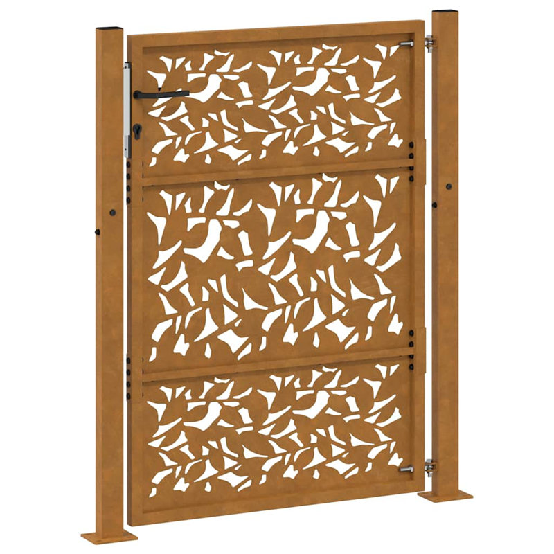 Weathering Steel Gate, Rusty, 105 x 130 cm