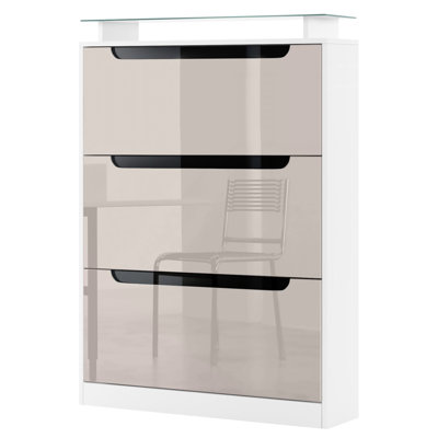 Aceto 24 Pair Shoe Storage Cabinet