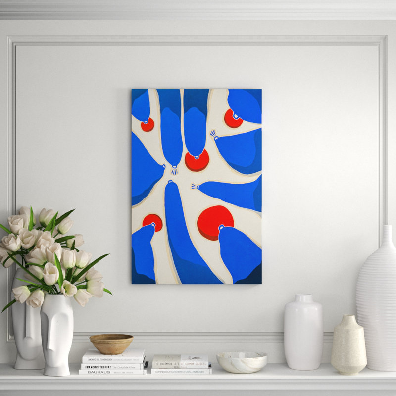 Original Painting 'Girls Night Out' by Alejandra Linares Wrapped Canvas