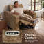 Fauteuil inclinable électrique Wall-Hugger, repose-pieds haut avec appui-tête réglable, pour petits espaces, similicuir respirant-340042753