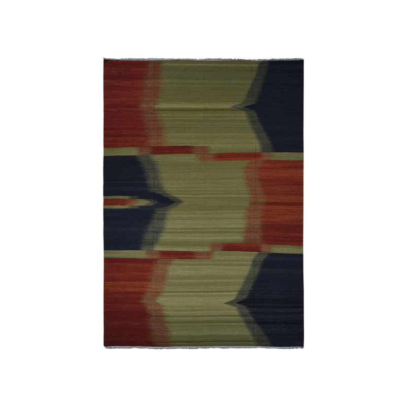 Tapis 100% laine vert tissé à la main 10 pi x 14 pi 6 po BF061AC9BF634D188FBB667BC3D18A7C