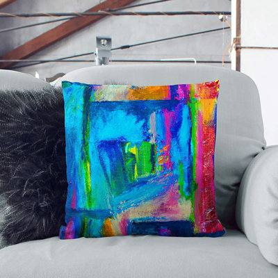 Abstract Square Cushion