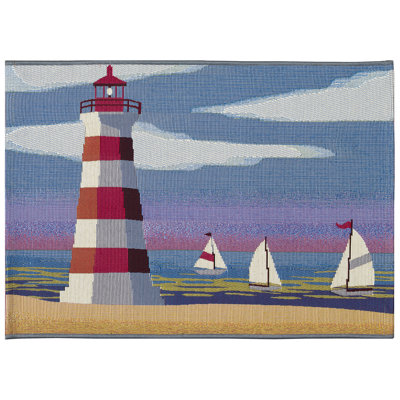 Aylesha Lighthouse Indoor/Outdoor Mat