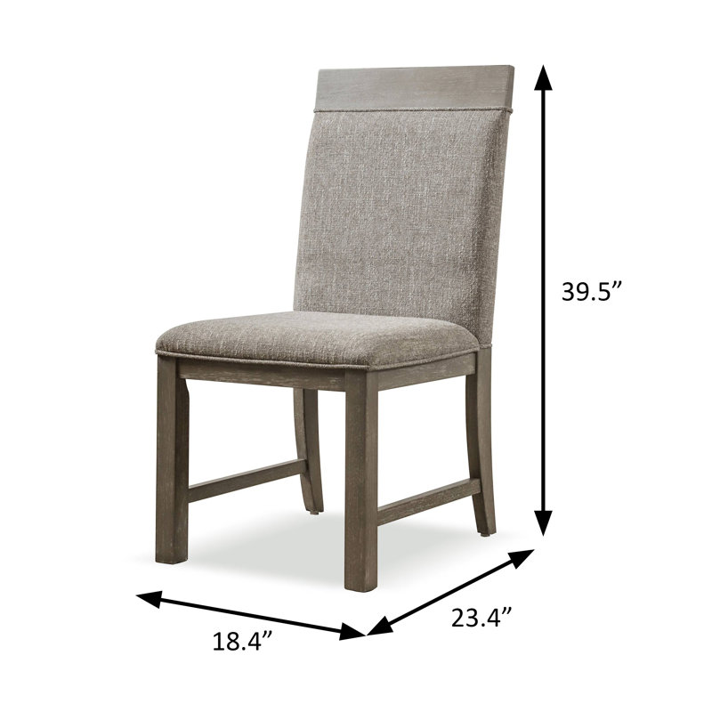 Chaise d'appoint transitionnelle l 18,4 po (2 / RTC), gris