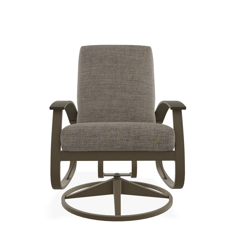 Belle Isle Cushion Deep Seating Swivel Rocker, Beachwood, Huskie