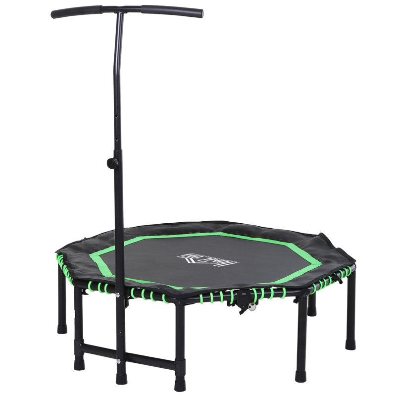Thierry 4' Fitness Trampoline, Green/Black