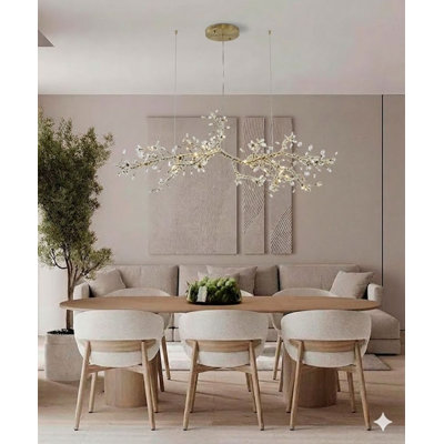 Lustre 30 branches en bronze éclectique Eclectic