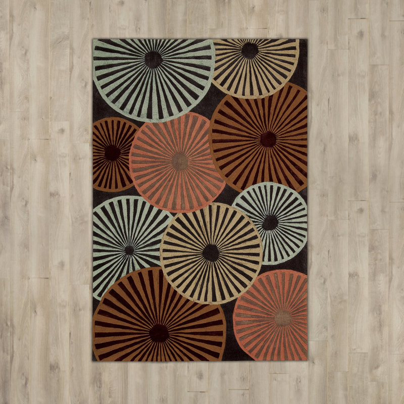 Desousa Geometric Indoor / Outdoor Rug, Rectangle 5' x 7'6"
