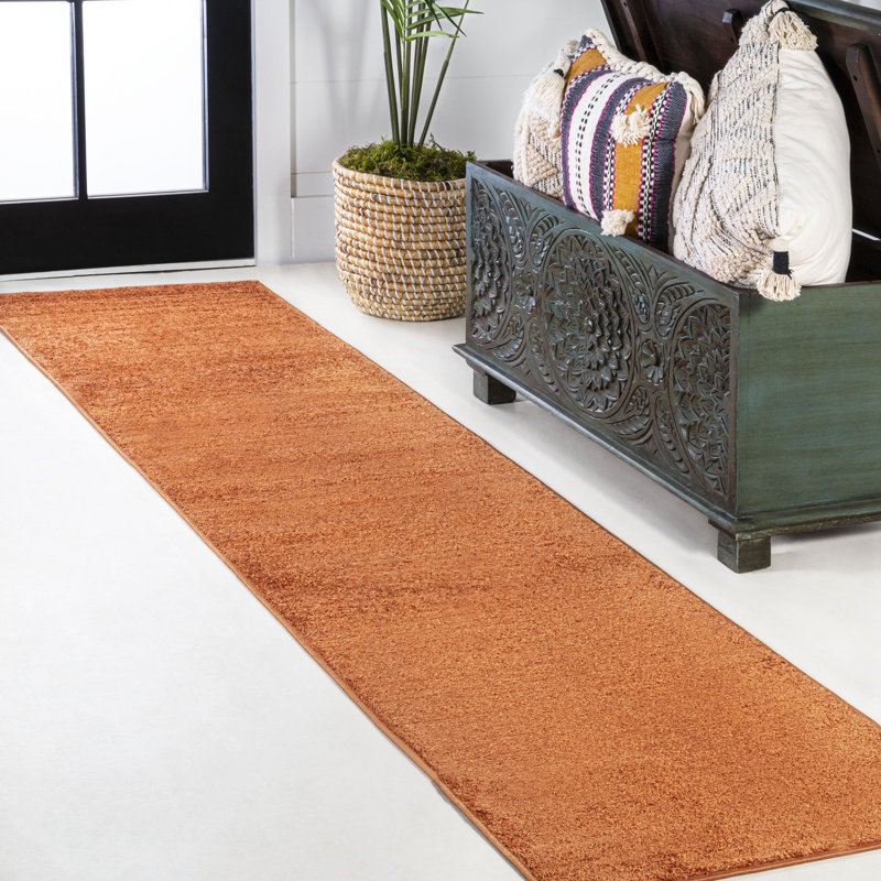 Tapis orange Antto, Tapis de couloir 2 pi x 16 pi